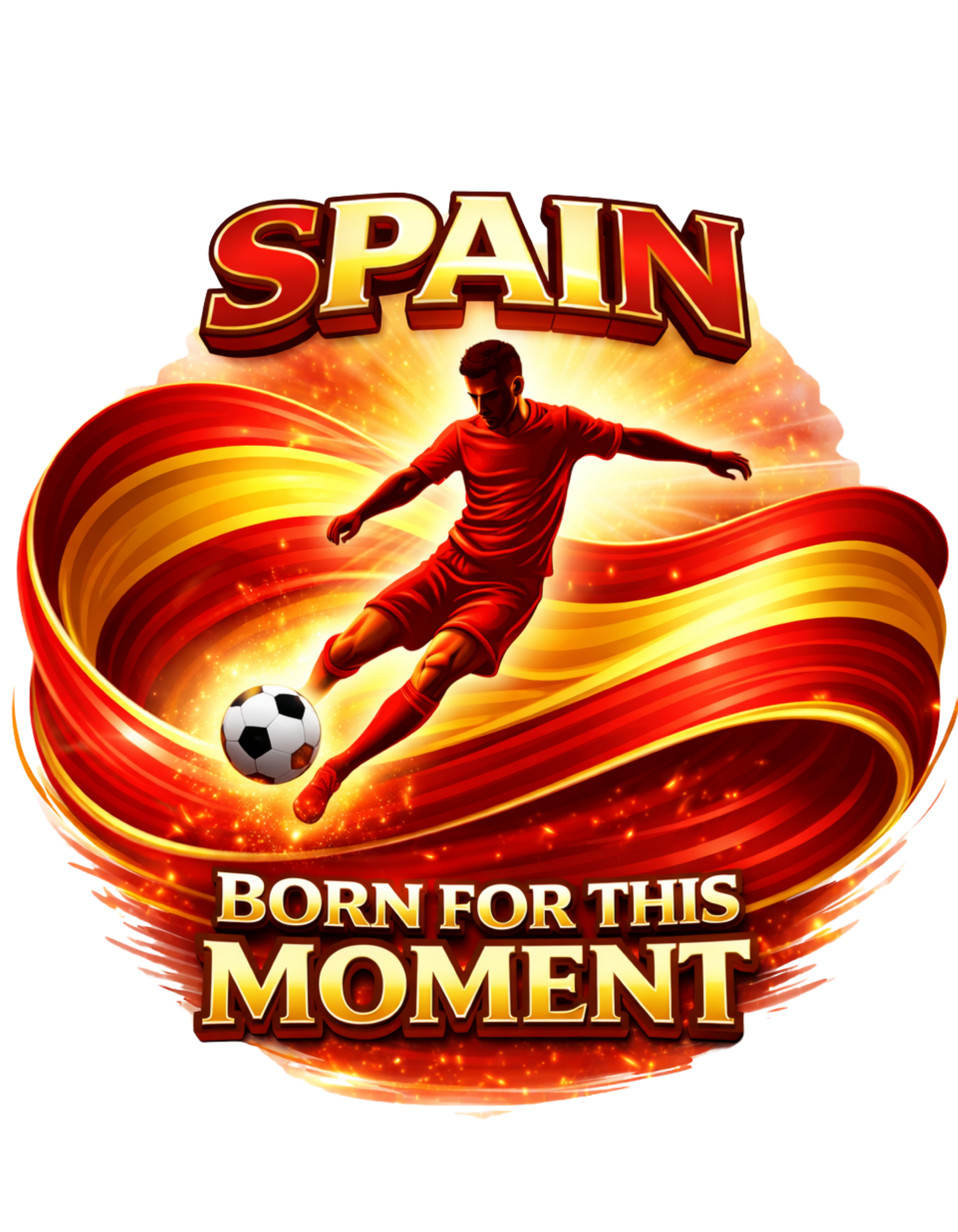 Spanien Globale Fußballkollektion Unisex T-Shirt